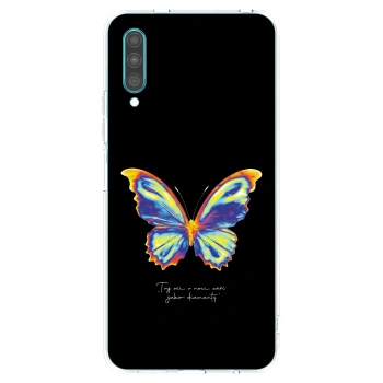 Picasee silikónový prehľadný obal pre Samsung Galaxy A30s A307F - Diamanty Black