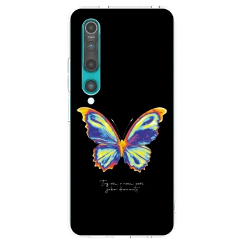 Picasee silikónový prehľadný obal pre Xiaomi Mi 10 - Diamanty Black