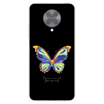 Picasee silikónový prehľadný obal pre Xiaomi Poco F2 Pro - Diamanty Black