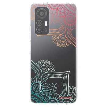 Picasee silikónový prehľadný obal pre Xiaomi 12 Lite - Kvetinový vzor
