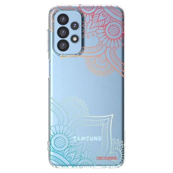 Picasee silikónový prehľadný obal pre Samsung Galaxy A23 A235F 4G - Kvetinový vzor