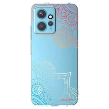 Picasee silikónový prehľadný obal pre Xiaomi Redmi Note 12 4G - Kvetinový vzor
