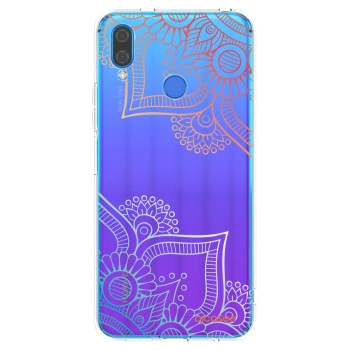 Picasee silikónový prehľadný obal pre Huawei Nova 3 - Kvetinový vzor