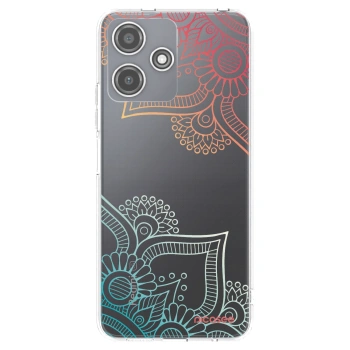 Picasee silikónový prehľadný obal pre Xiaomi Redmi 12 5G - Kvetinový vzor