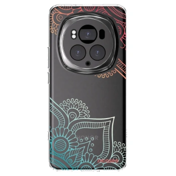 Picasee silikónový prehľadný obal pre Honor Magic6 Pro - Kvetinový vzor