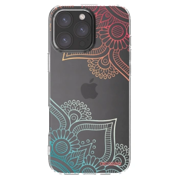 Picasee silikónový prehľadný obal pre Apple iPhone 16 Pro Max - Kvetinový vzor