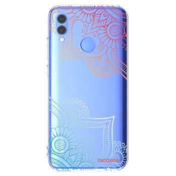 Picasee silikónový prehľadný obal pre Huawei P Smart 2019 - Kvetinový vzor
