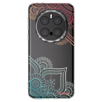 Picasee silikónový prehľadný obal pre Honor Magic7 Pro 5G - Kvetinový vzor