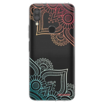 Picasee silikónový prehľadný obal pre Xiaomi Redmi 7 - Kvetinový vzor
