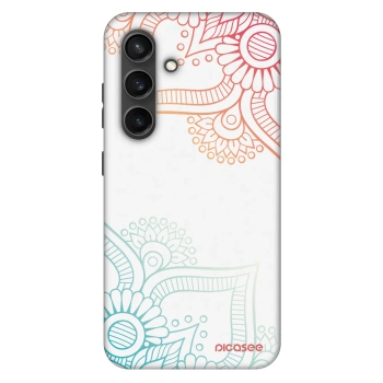 Obal pre Samsung Galaxy S24 S921B 5G - Kvetinový vzor