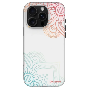 Picasee Fashion Case MagSafe pre Apple iPhone 16 Pro - Kvetinový vzor