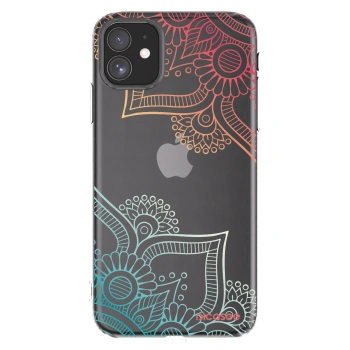 Picasee silikónový prehľadný obal pre Apple iPhone 11 - Kvetinový vzor