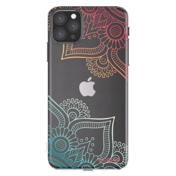Picasee silikónový prehľadný obal pre Apple iPhone 11 Pro Max - Kvetinový vzor