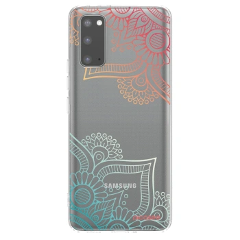 Picasee silikónový prehľadný obal pre Samsung Galaxy S20 G980F - Kvetinový vzor