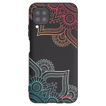 Picasee silikónový čierny obal pre Huawei P40 Lite - Kvetinový vzor