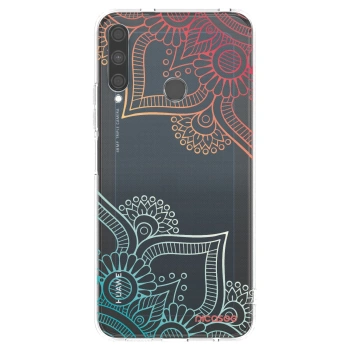 Picasee silikónový prehľadný obal pre Huawei P40 Lite E - Kvetinový vzor