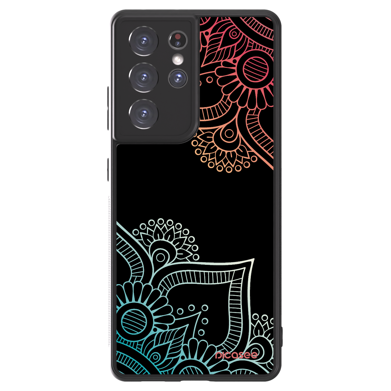 Picasee ULTIMATE CASE pro Samsung Galaxy S21 Ultra 5G G998B - Kvetinový vzor