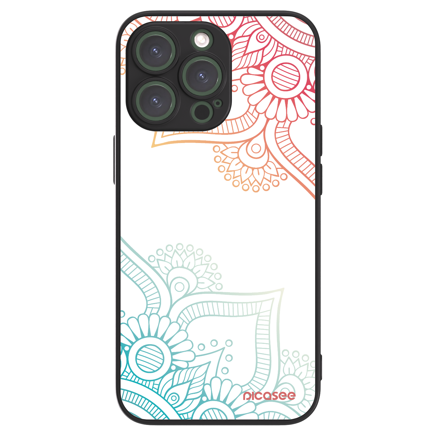 Picasee ULTIMATE CASE MagSafe pro Apple iPhone 13 Pro - Kvetinový vzor