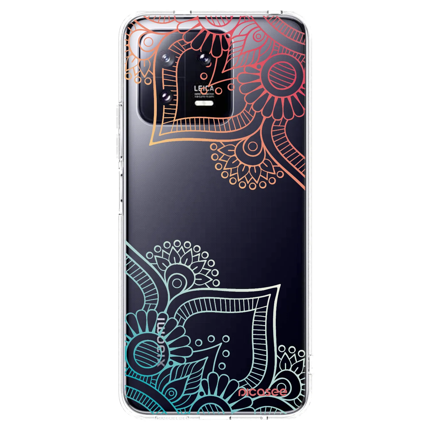 Picasee silikónový prehľadný obal pre Xiaomi 13 Pro - Kvetinový vzor