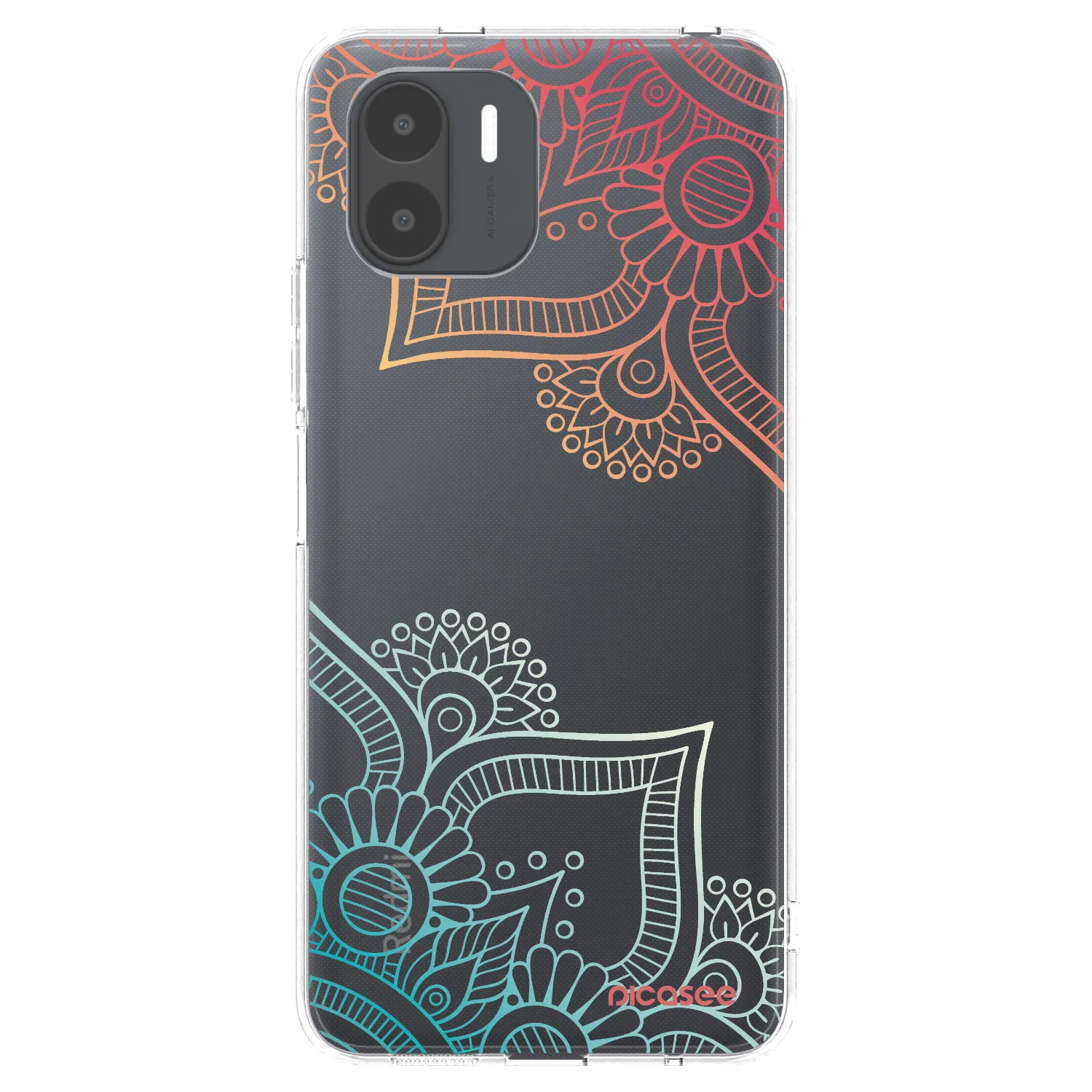Picasee silikónový prehľadný obal pre Xiaomi Redmi A2 - Kvetinový vzor