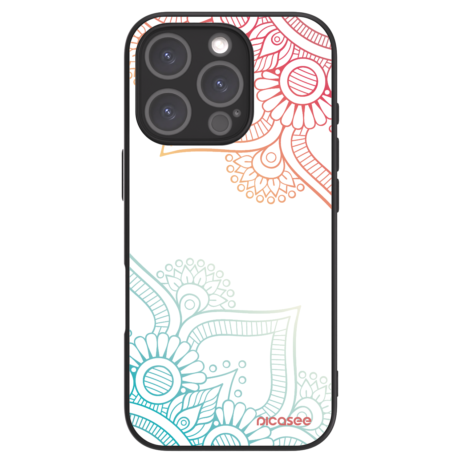 Picasee ULTIMATE CASE MagSafe pro Apple iPhone 16 Pro - Kvetinový vzor