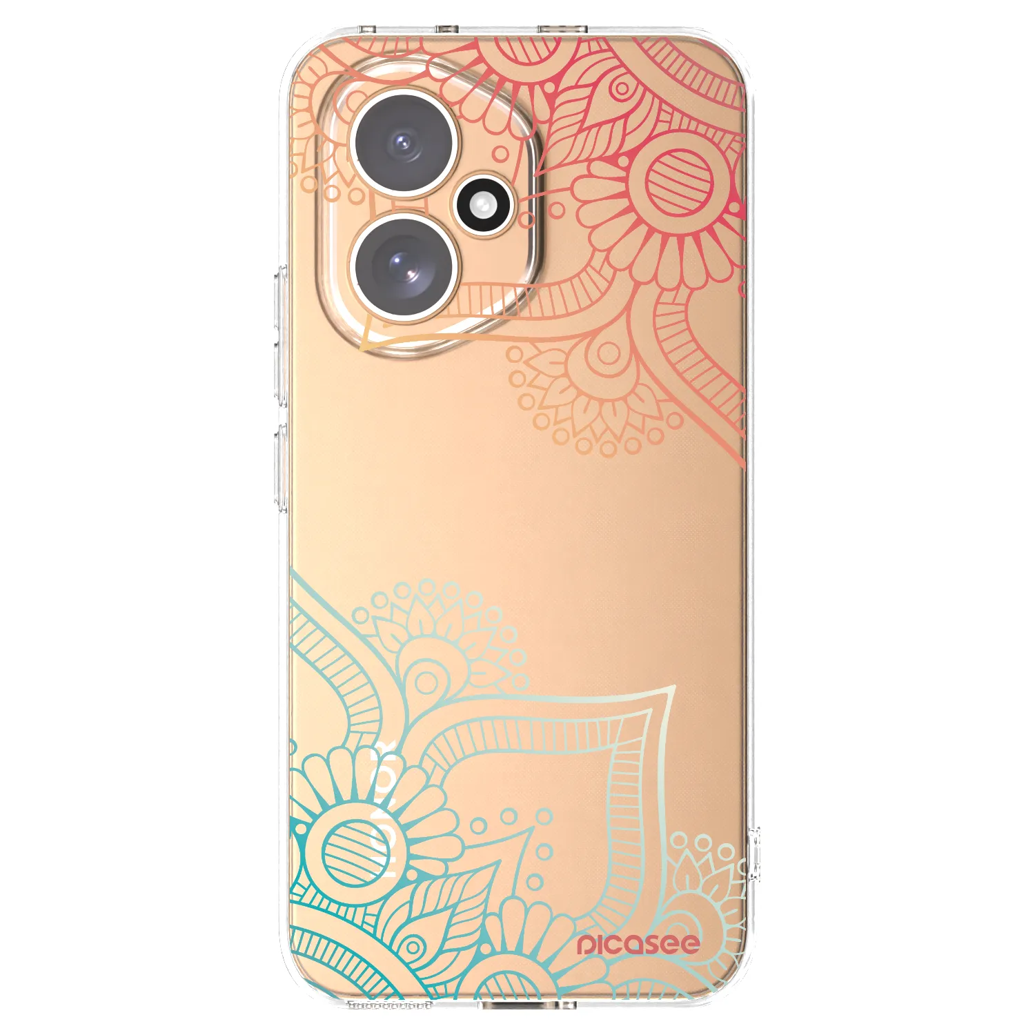 Picasee silikónový prehľadný obal pre Honor 400 5G - Kvetinový vzor