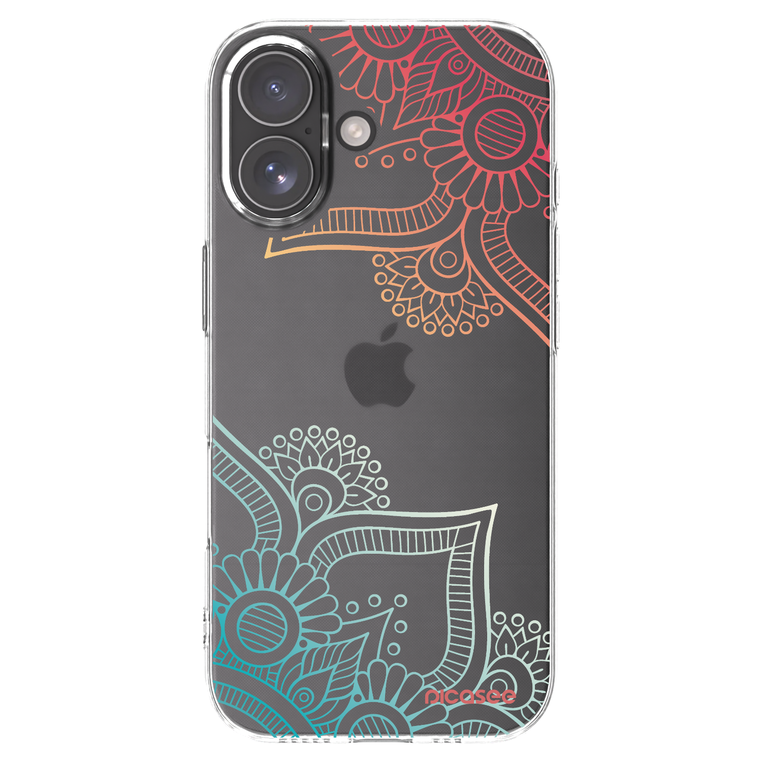 Picasee silikónový prehľadný obal pre Apple iPhone 17 - Kvetinový vzor