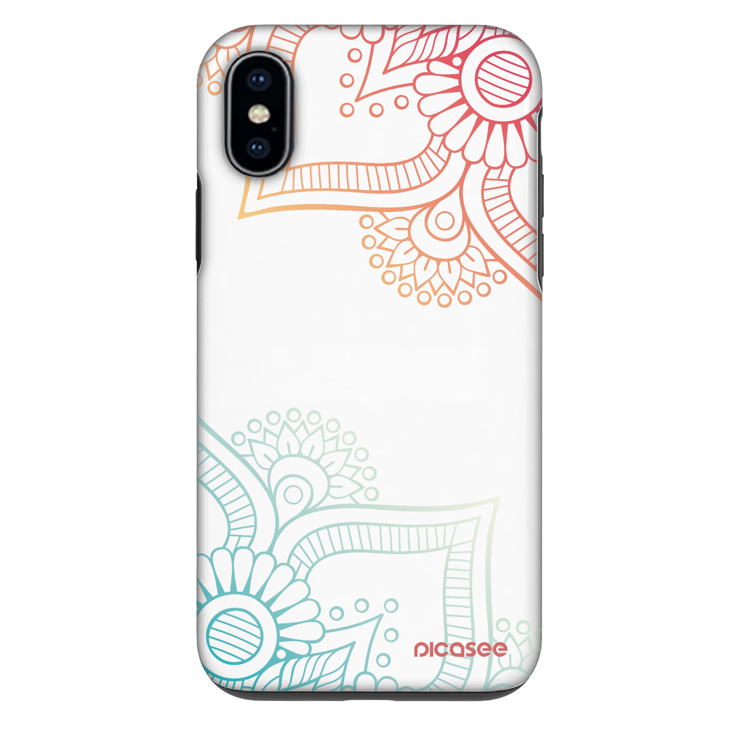 Picasee Fashion Case pre Apple iPhone X/XS - Kvetinový vzor