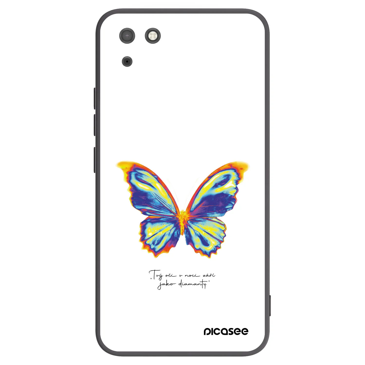 Picasee silikónový čierny obal pre Huawei Y5P - Diamanty White