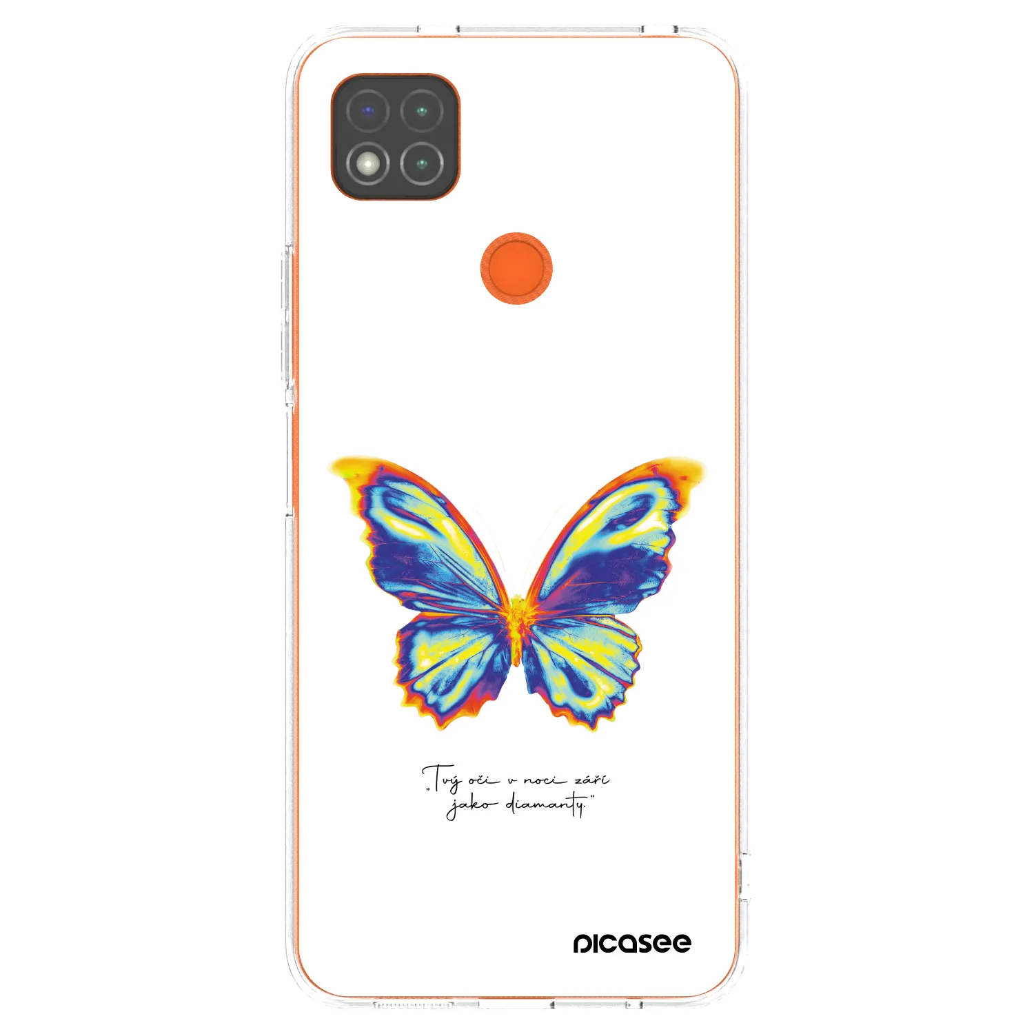 Picasee silikónový prehľadný obal pre Xiaomi Redmi 9C - Diamanty White