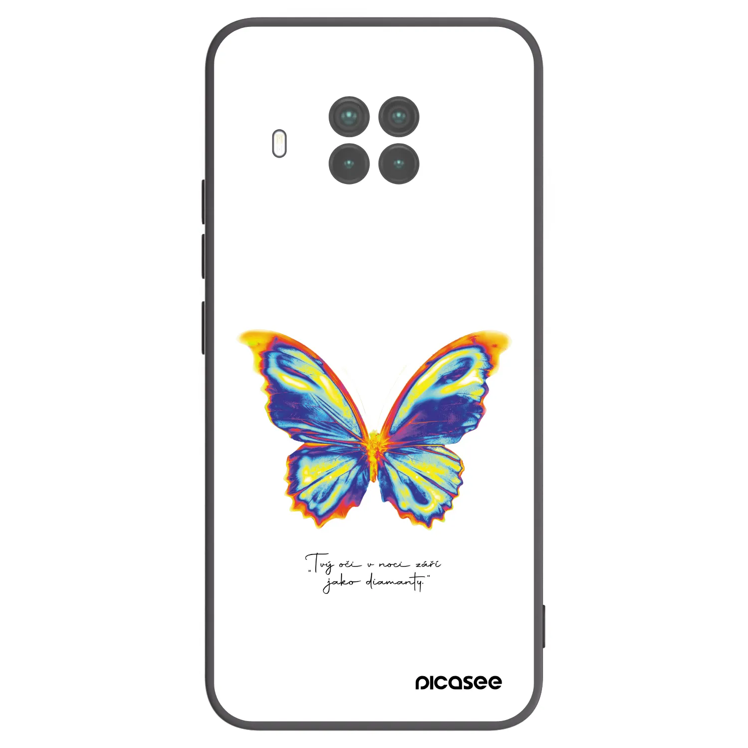 Picasee silikónový čierny obal pre Xiaomi Mi 10T Lite - Diamanty White