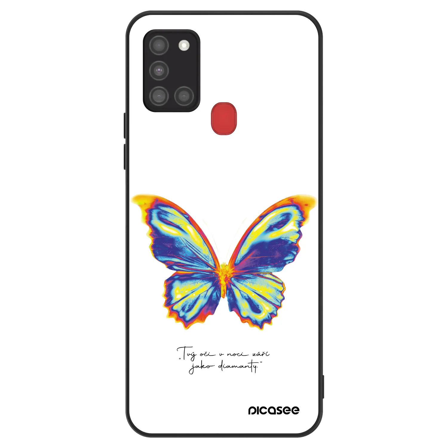 Picasee ULTIMATE CASE pro Samsung Galaxy A21s - Diamanty White