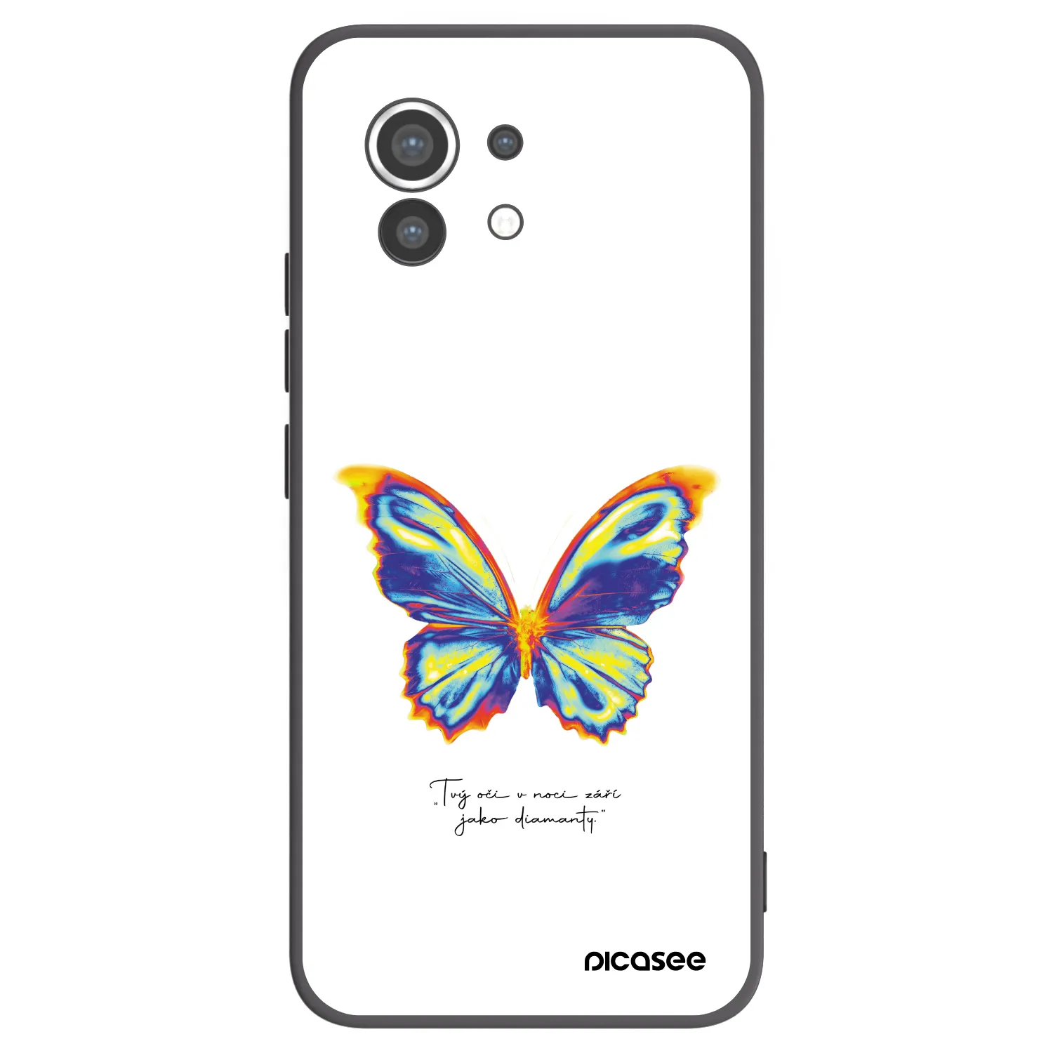 Picasee silikónový čierny obal pre Xiaomi Mi 11 - Diamanty White