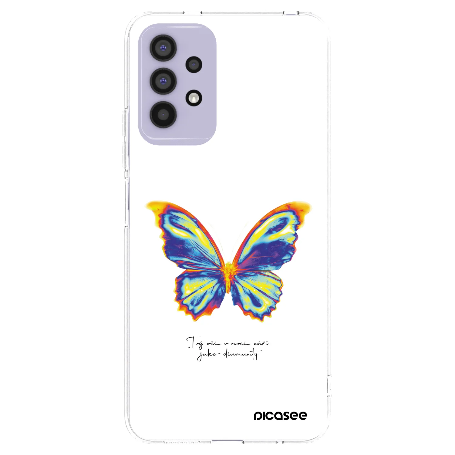 Picasee silikónový prehľadný obal pre Samsung Galaxy A32 4G SM-A325F - Diamanty White
