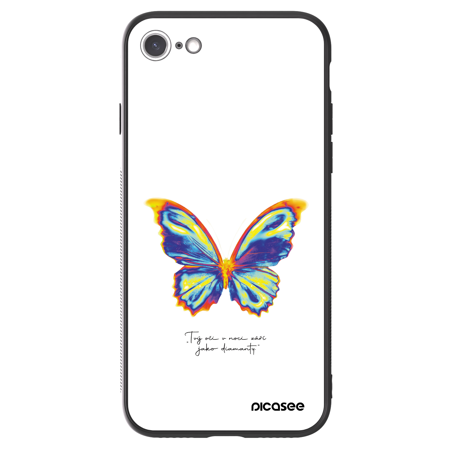 Picasee ULTIMATE CASE pro Apple iPhone SE 2020 - Diamanty White