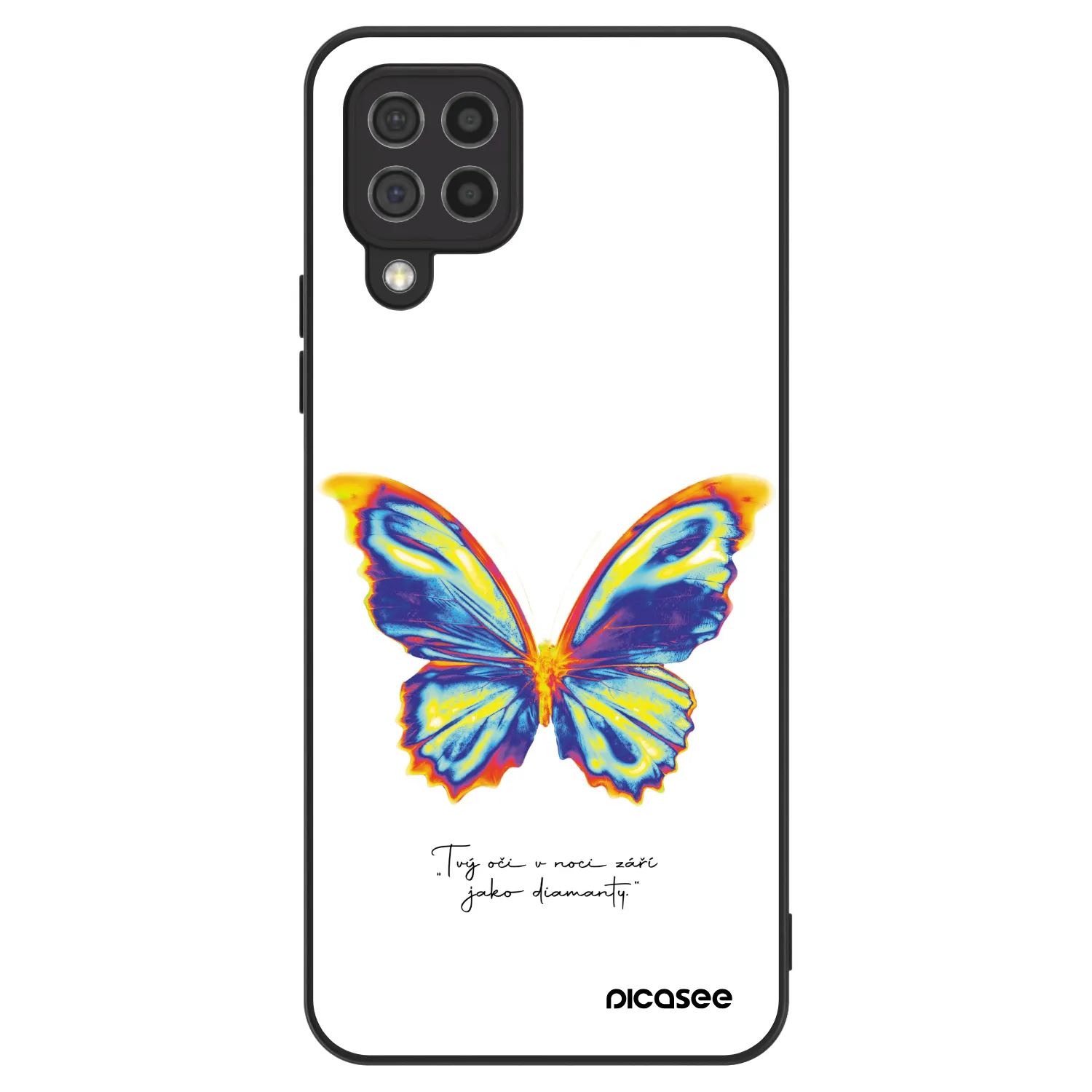 Picasee ULTIMATE CASE pro Samsung Galaxy A22 A225F 4G - Diamanty White