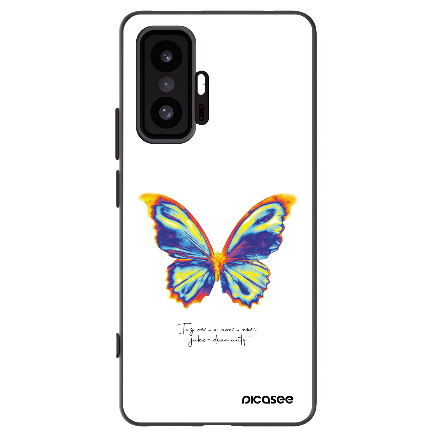 Picasee silikónový čierny obal pre Xiaomi 11T - Diamanty White