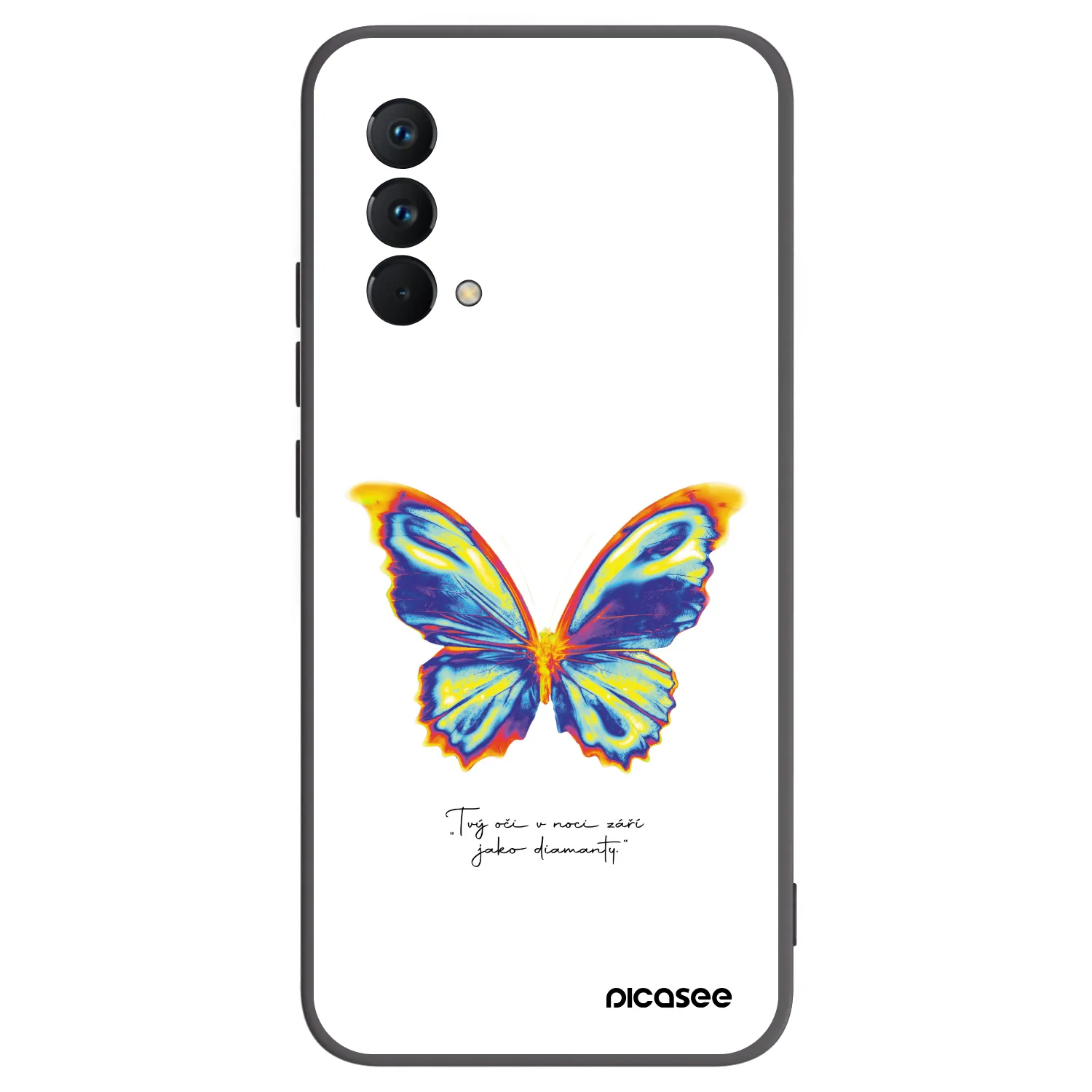 Picasee silikónový čierny obal pre Realme GT Master Edition 5G - Diamanty White