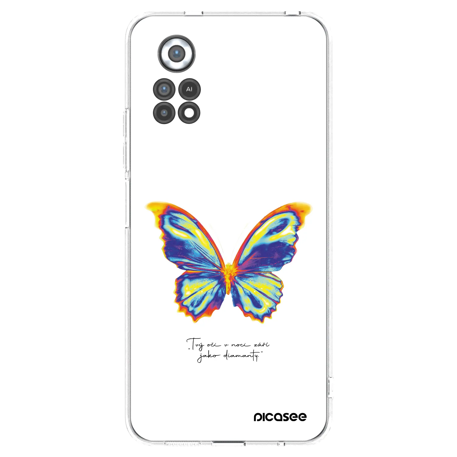 Picasee silikónový prehľadný obal pre Xiaomi Poco X4 Pro 5G - Diamanty White
