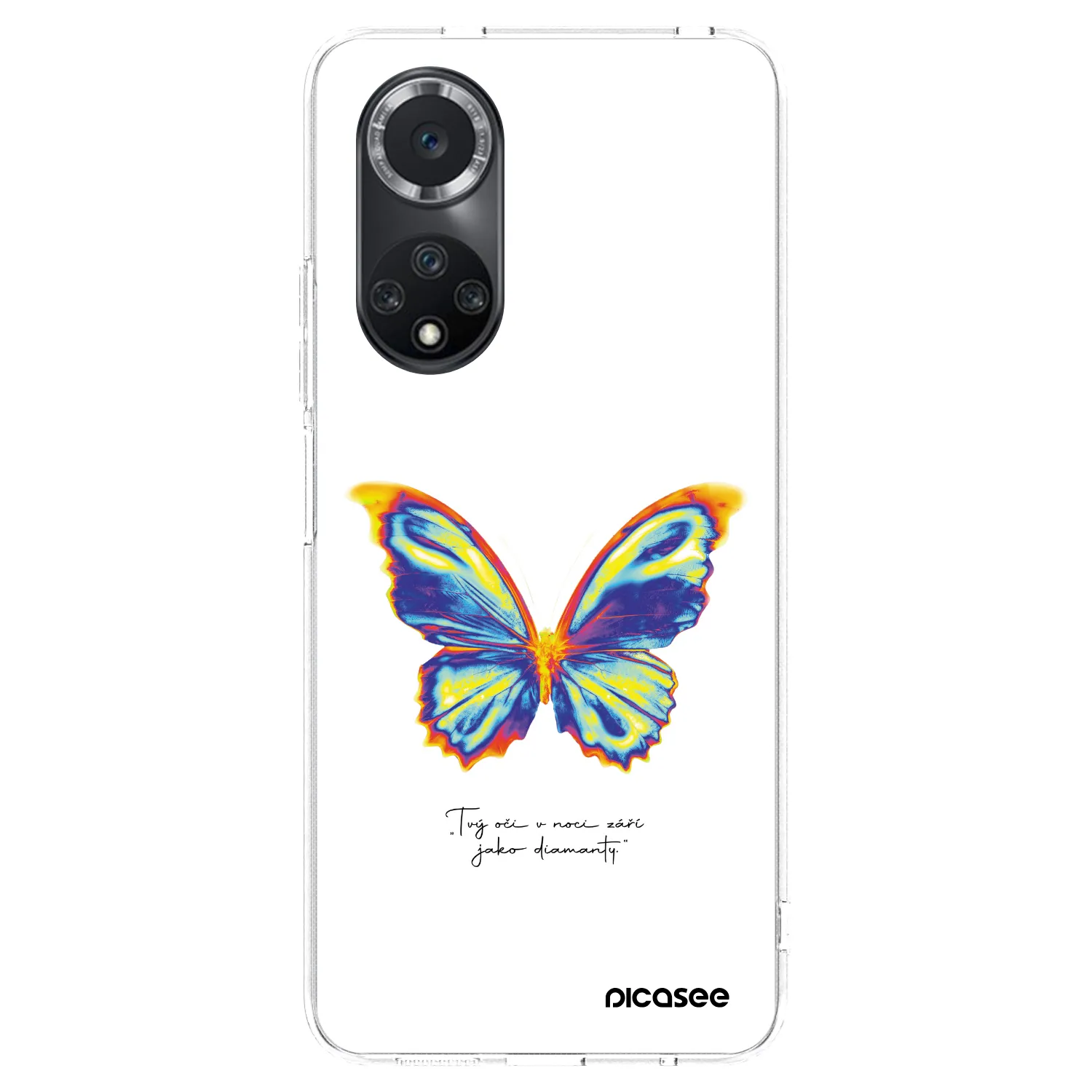 Picasee silikónový prehľadný obal pre Huawei Nova 9 SE - Diamanty White