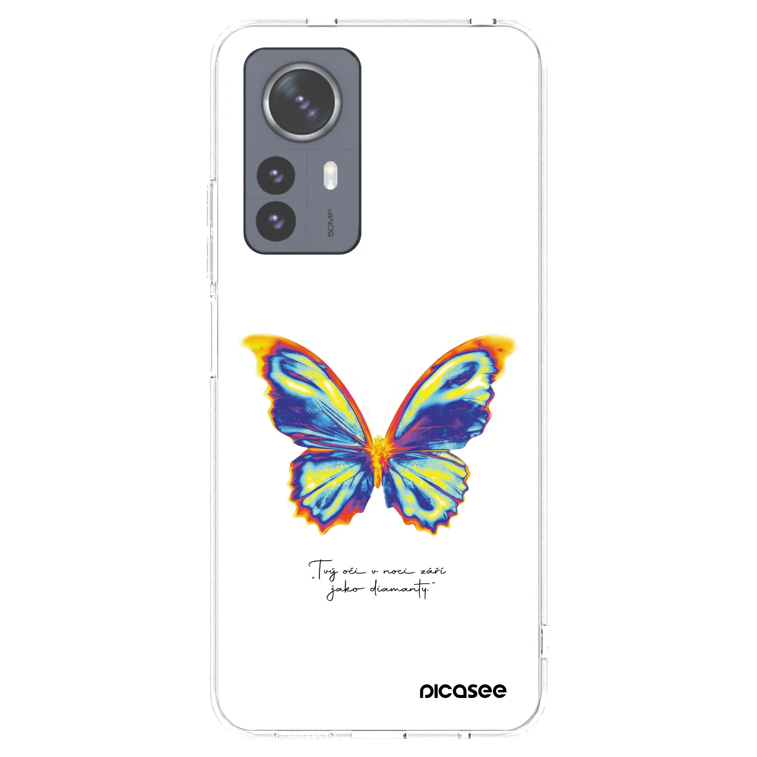 Picasee silikónový prehľadný obal pre Xiaomi 12 Pro - Diamanty White