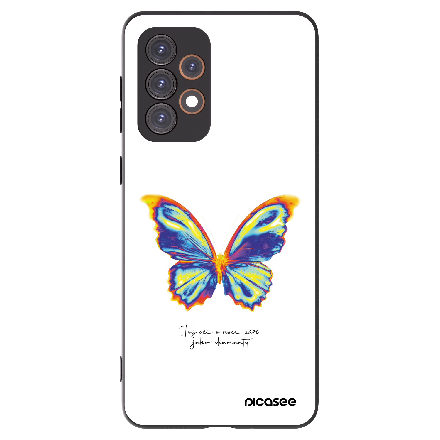 Picasee silikónový čierny obal pre Samsung Galaxy A33 5G A336 - Diamanty White