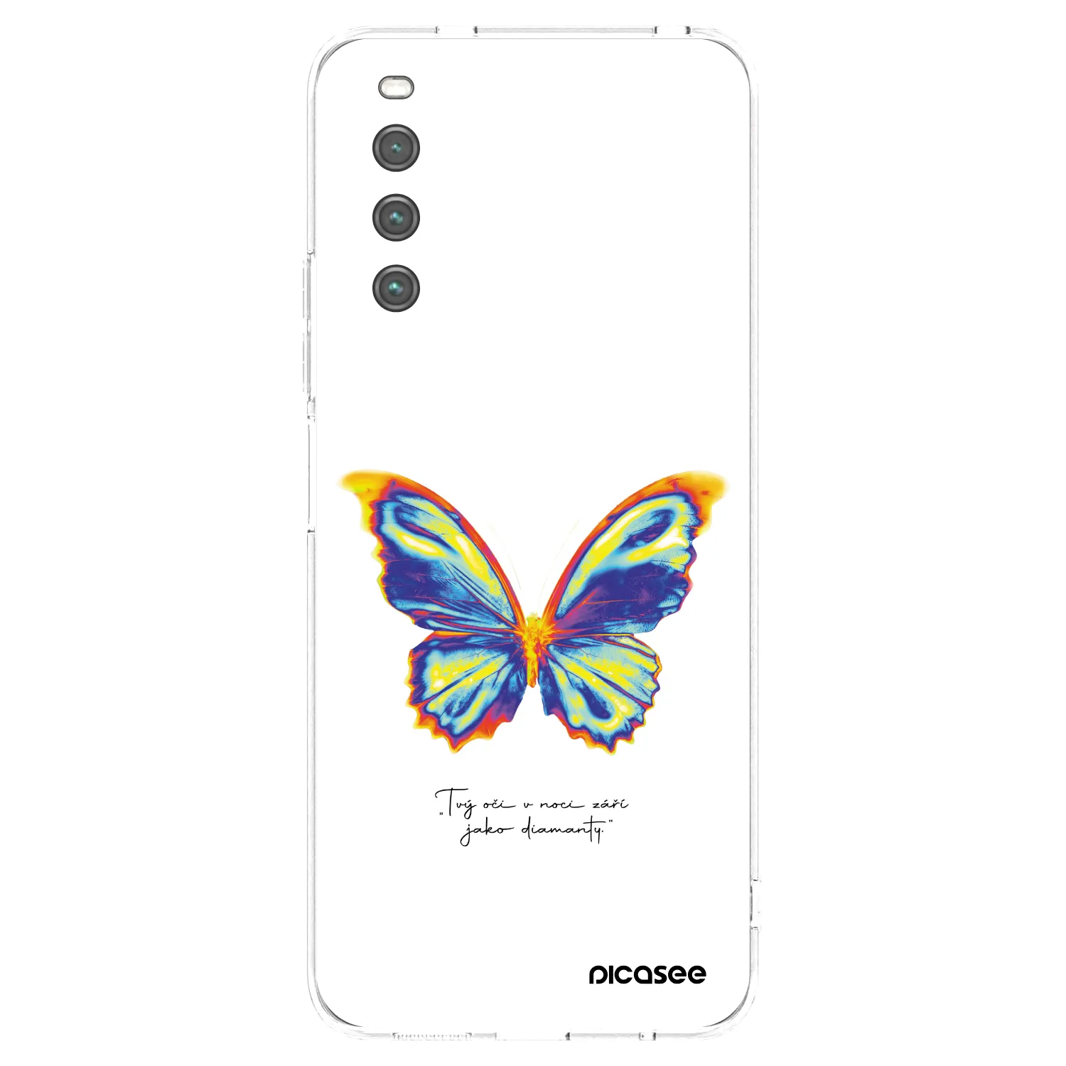 Picasee silikónový prehľadný obal pre Sony Xperia 10 IV 5G - Diamanty White