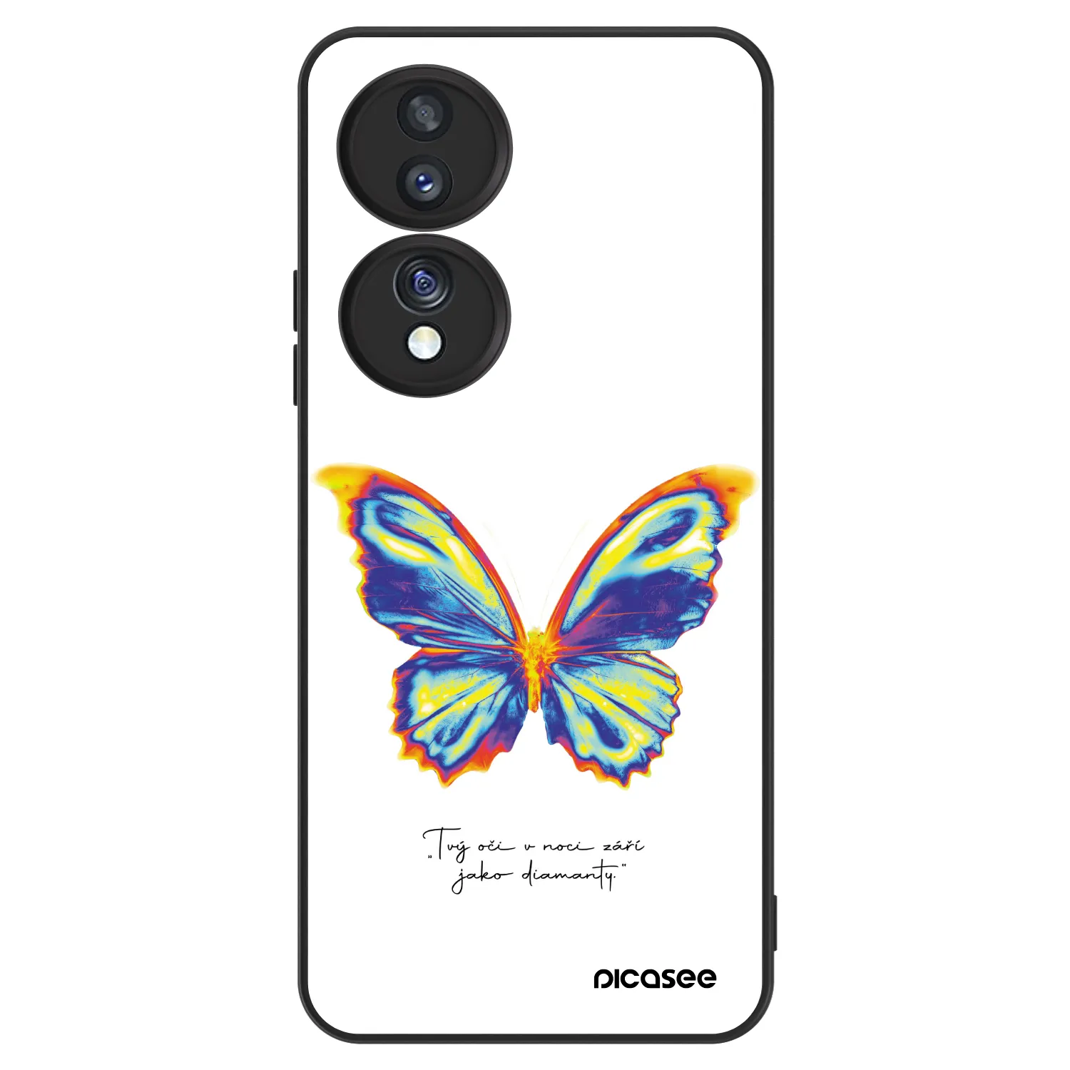 Picasee ULTIMATE CASE pro Honor 70 - Diamanty White