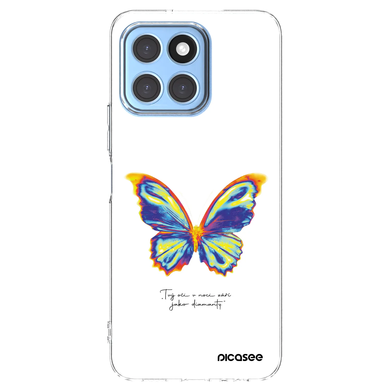 Picasee silikónový prehľadný obal pre Honor X6 - Diamanty White