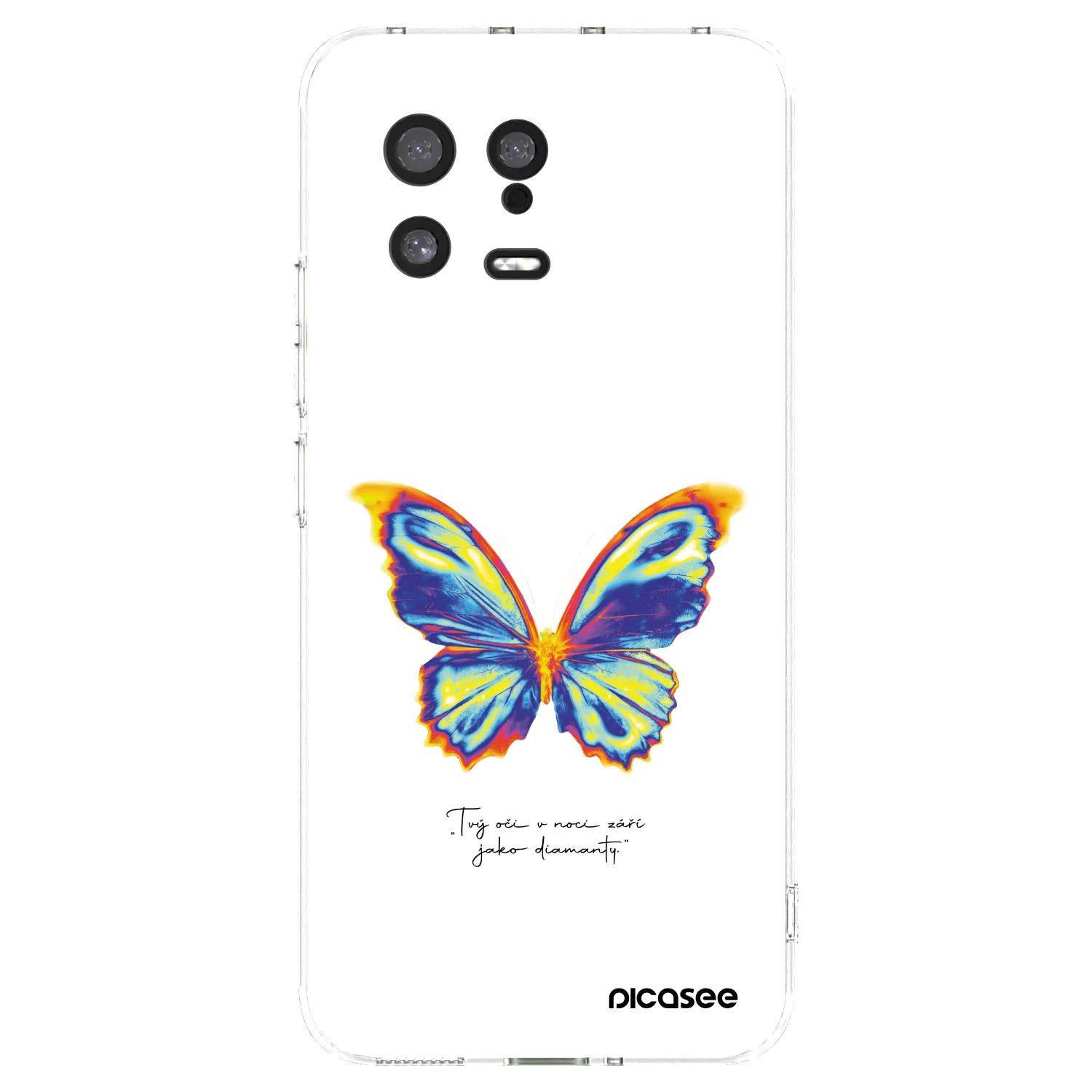 Silikónový prehľadný obal pre Xiaomi 13 - Diamanty White
