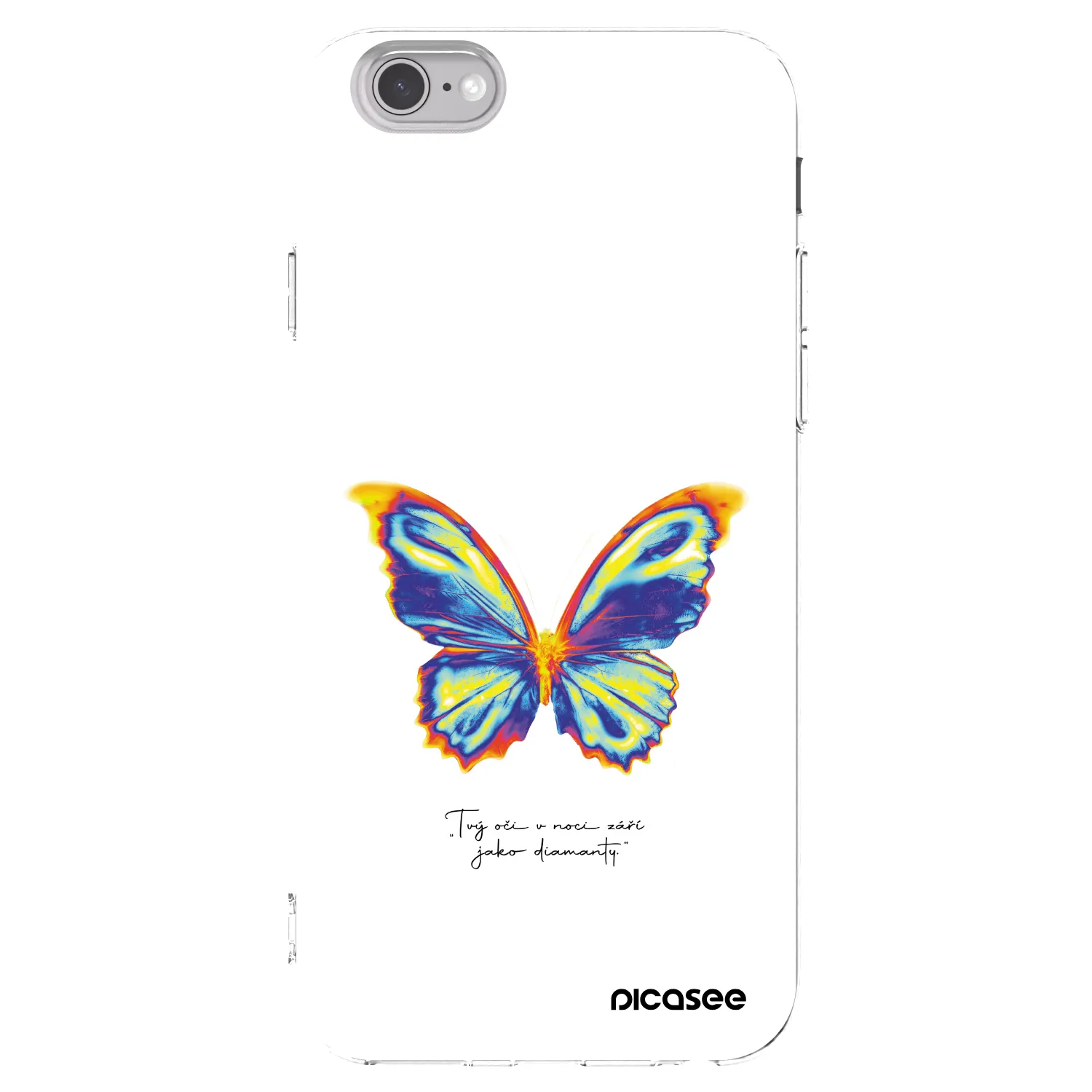 Picasee silikónový prehľadný obal pre Apple iPhone 6/6S - Diamanty White