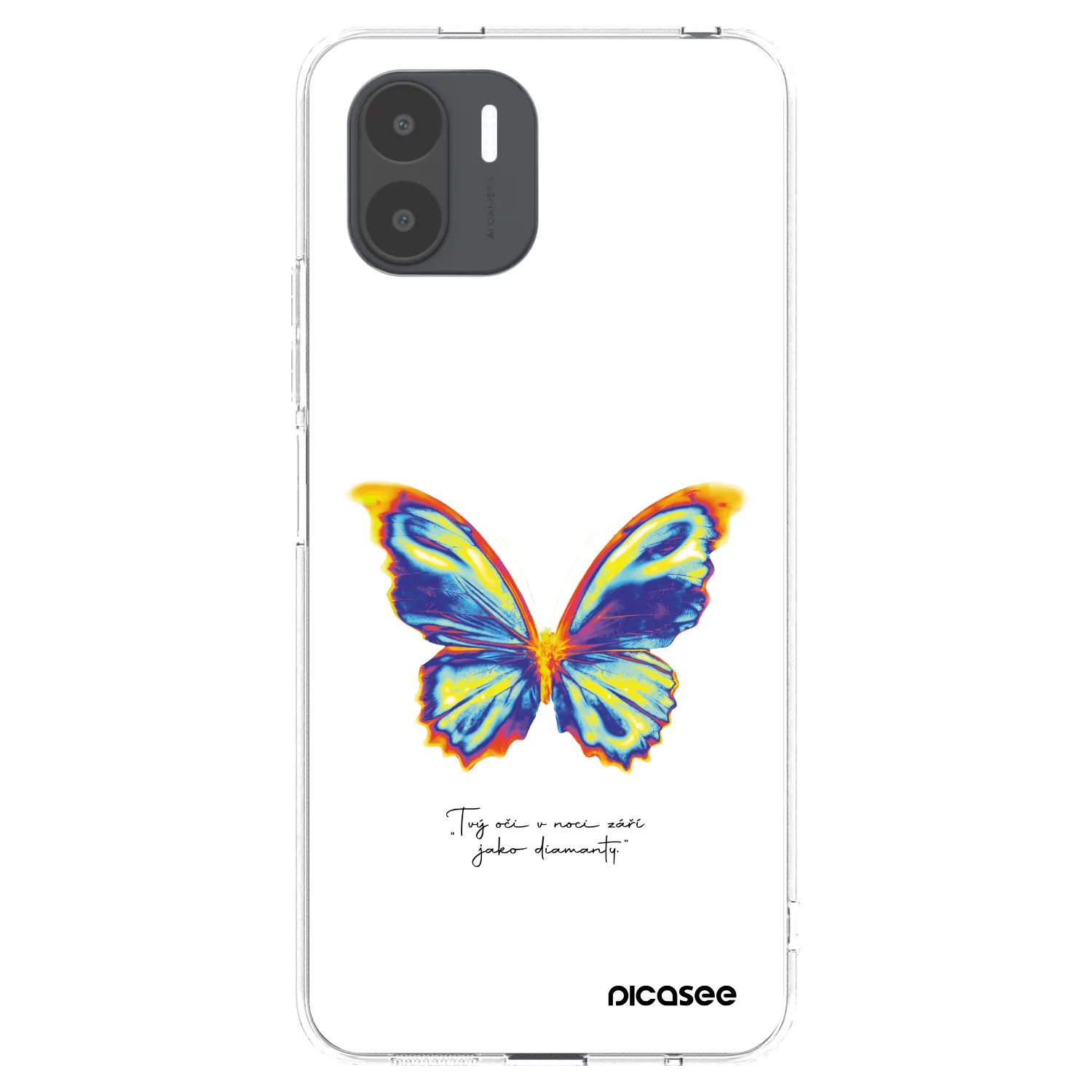 Picasee silikónový prehľadný obal pre Xiaomi Redmi A2 - Diamanty White