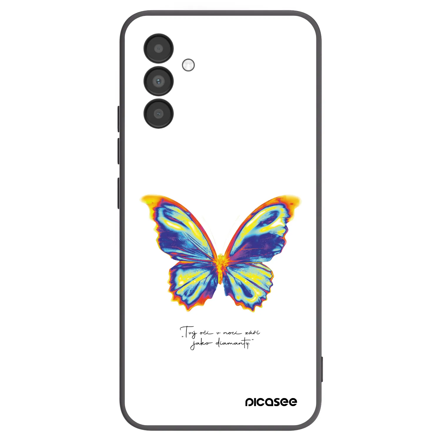 Picasee silikónový čierny obal pre Samsung Galaxy A04s A047F - Diamanty White