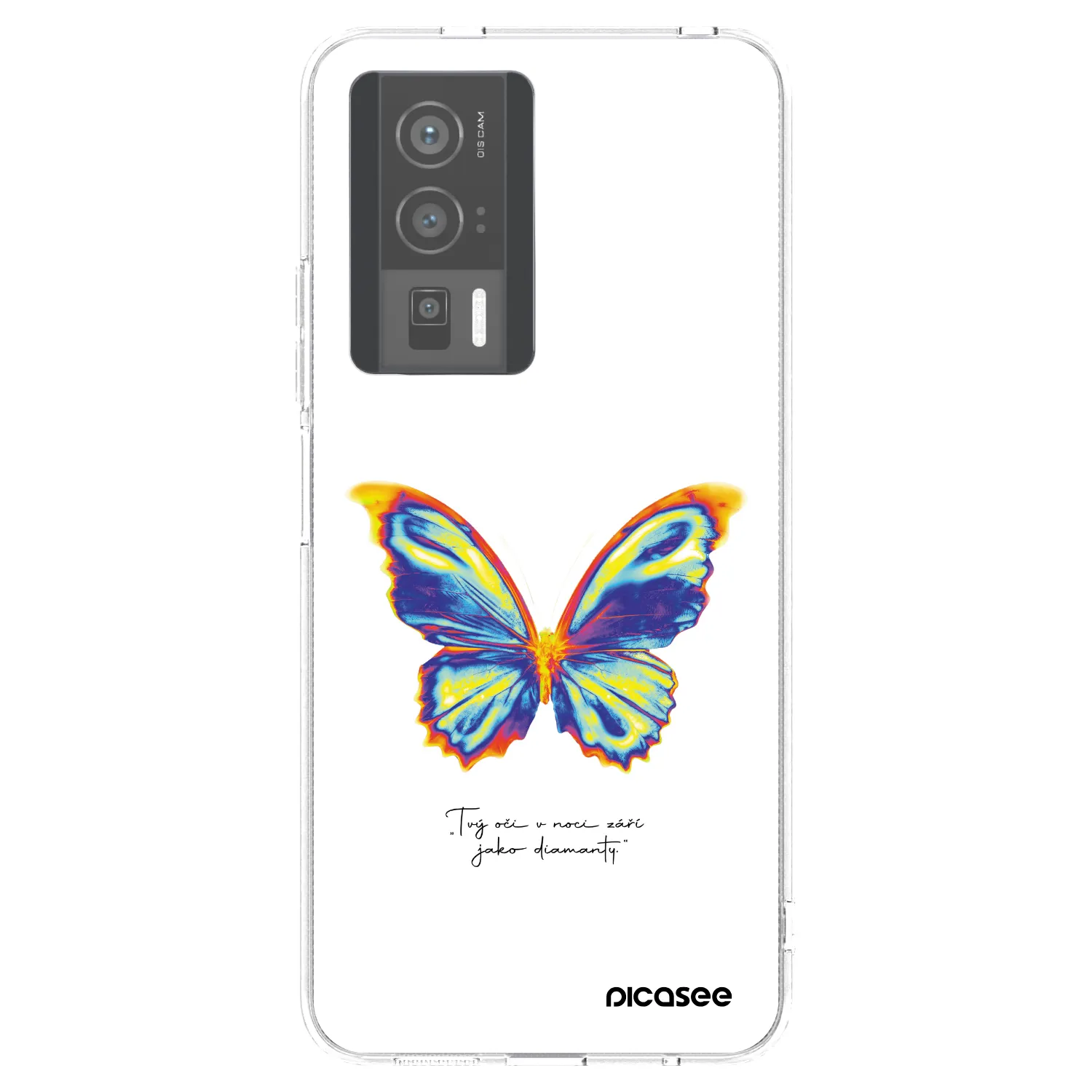 Picasee silikónový prehľadný obal pre Xiaomi Poco F5 Pro 5G - Diamanty White